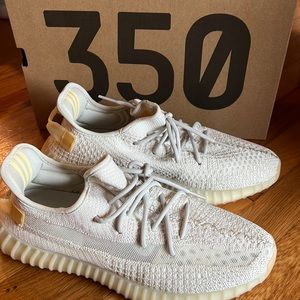 Yeezy boost 350 size 11.5 worn once, in box